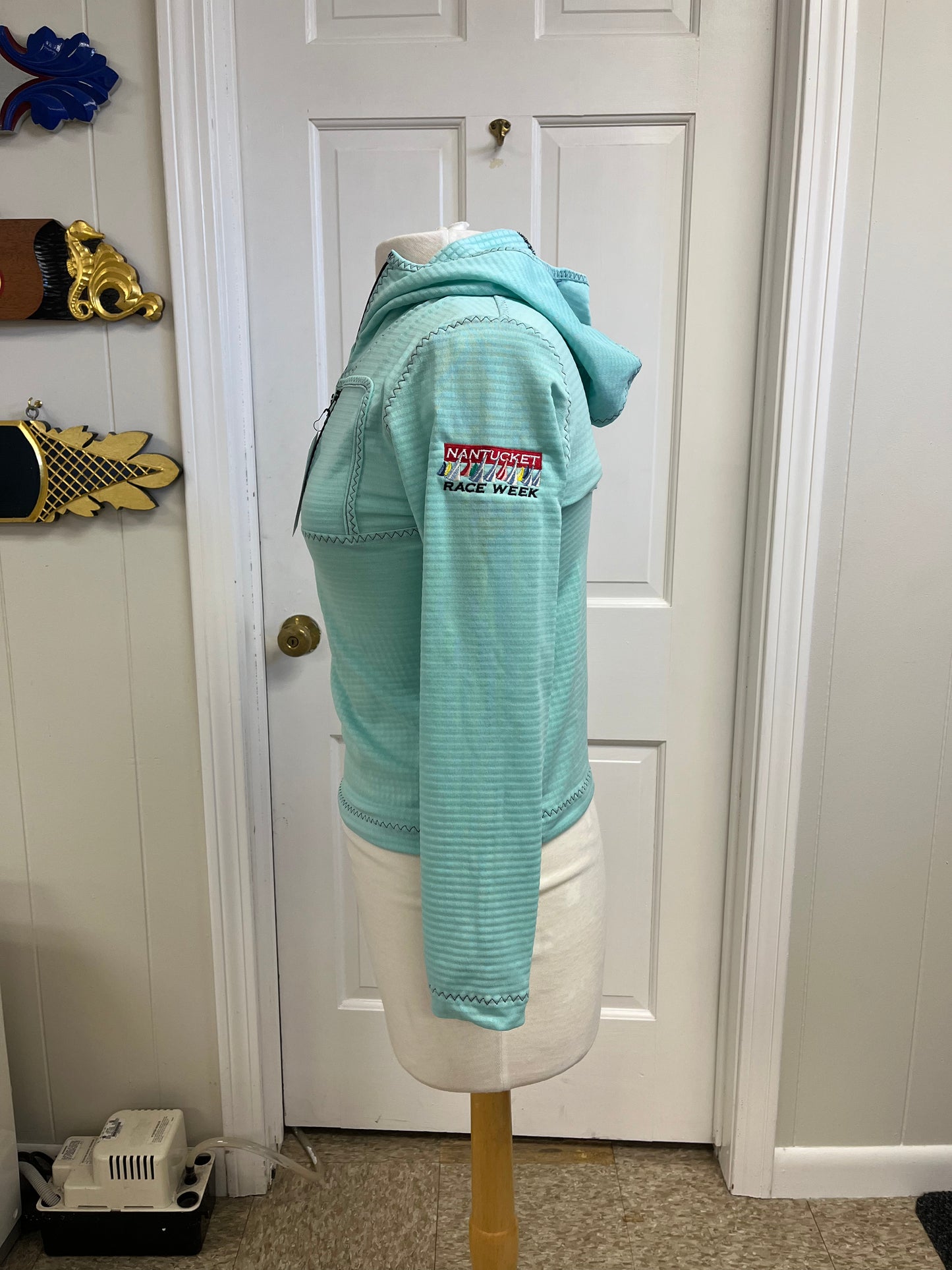 Mola Women’s Partial Zip Hoodie with Zip Chest Pocket